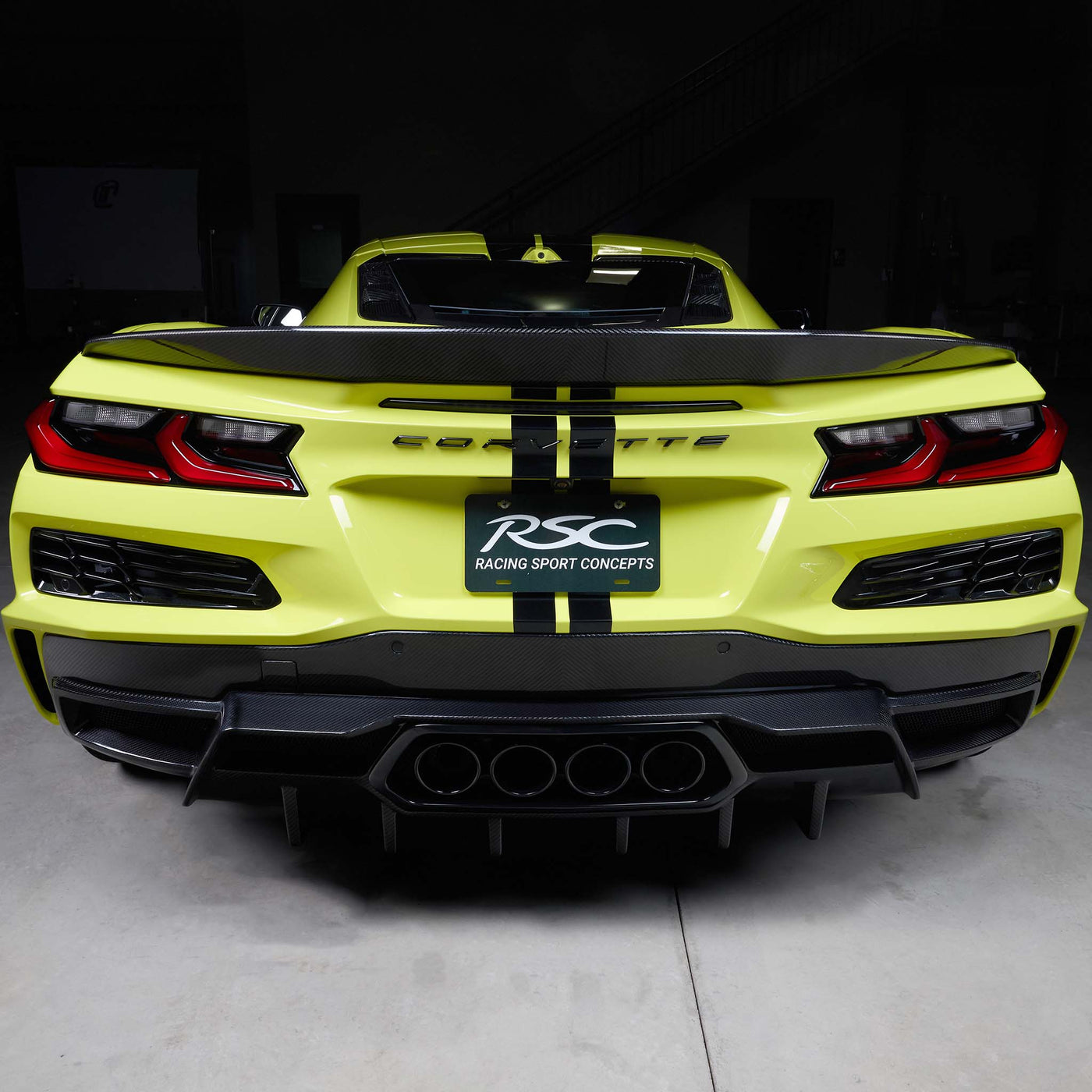 RSC Corvette C8 | Z06 | E-Ray Ducktail Rear Spoiler | Carbon Fiber - Legends Auto Parts