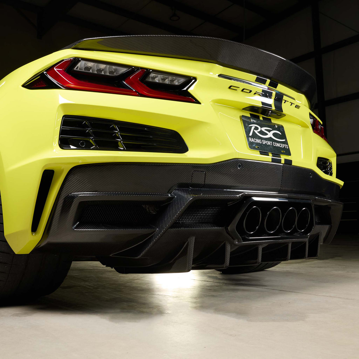 RSC Corvette C8 | Z06 | E-Ray Ducktail Rear Spoiler | Carbon Fiber - Legends Auto Parts