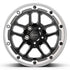 DEFIANT DF01 Wheels - Gloss Black with Milled Edge