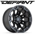 DEFIANT DF03 Wheels - Satin Black with Dark Satin Charcoal 2-Tone