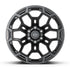 DEFIANT DF03 Wheels - Satin Black with Dark Satin Charcoal 2-Tone