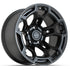 DEFIANT DF03B Wheels - Satin Black with Dark Satin Charcoal 2-Tone