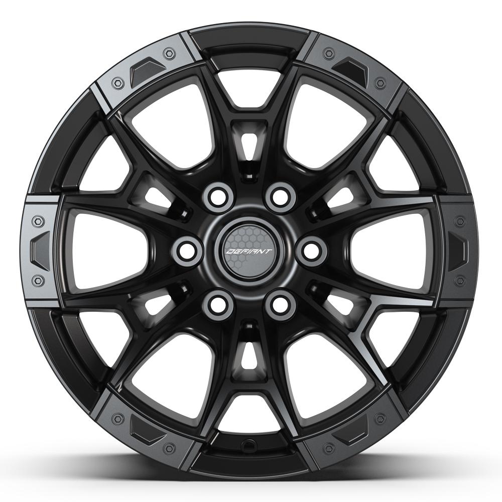 DEFIANT DF04 Wheels - Satin Black