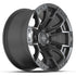 DEFIANT DF04 Wheels - Dark Satin Charcoal