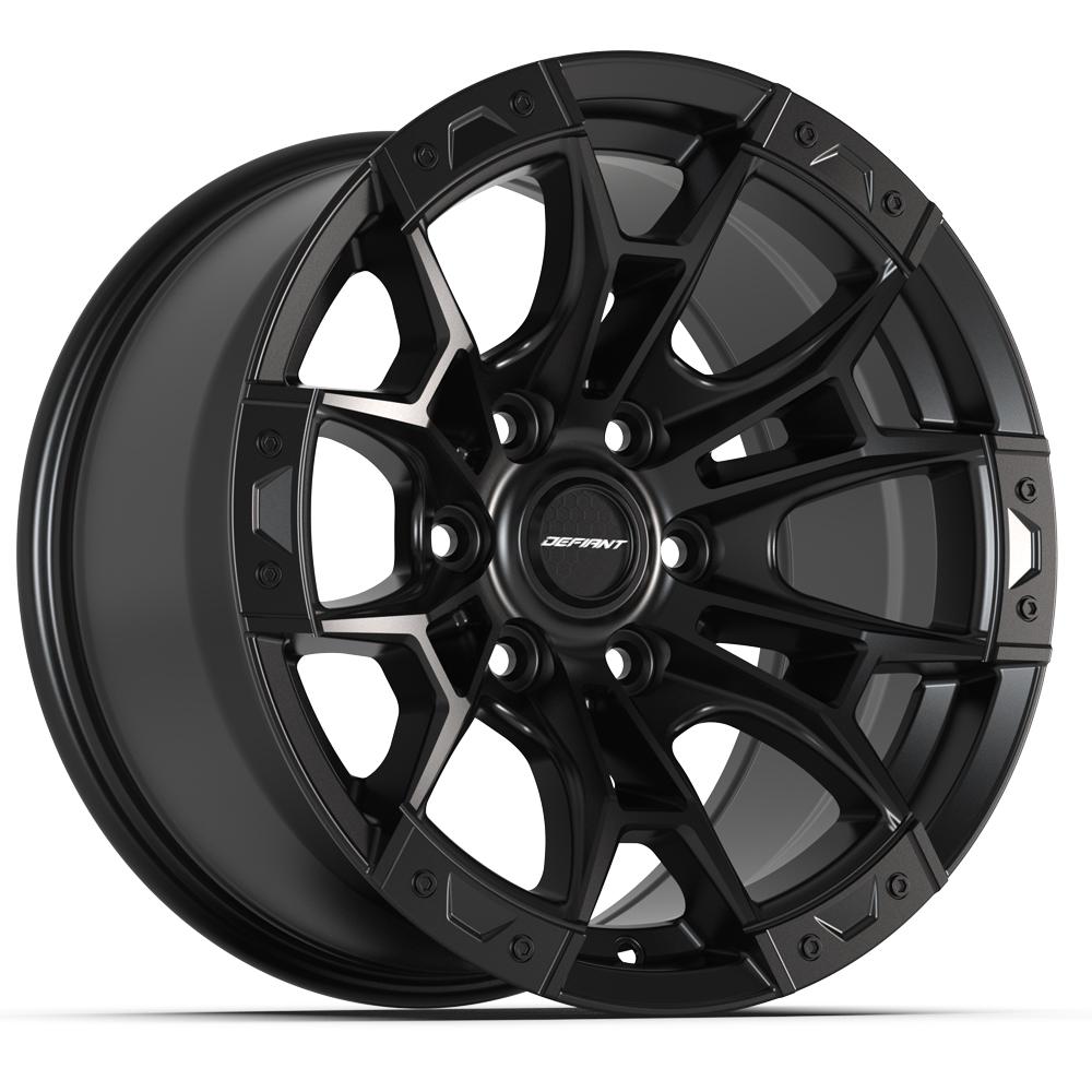 DEFIANT DF04 Wheels - Satin Black