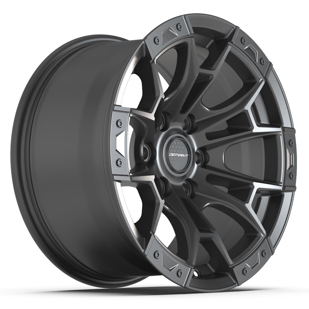 DEFIANT DF04 Wheels - Satin Gunmetal