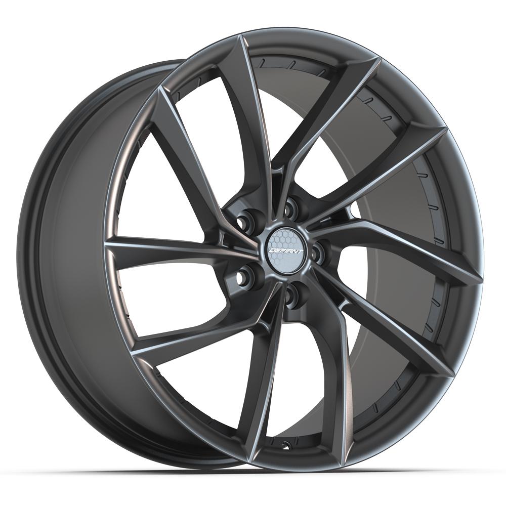 DEFIANT DF06 Wheels - Dark Satin Charcoal