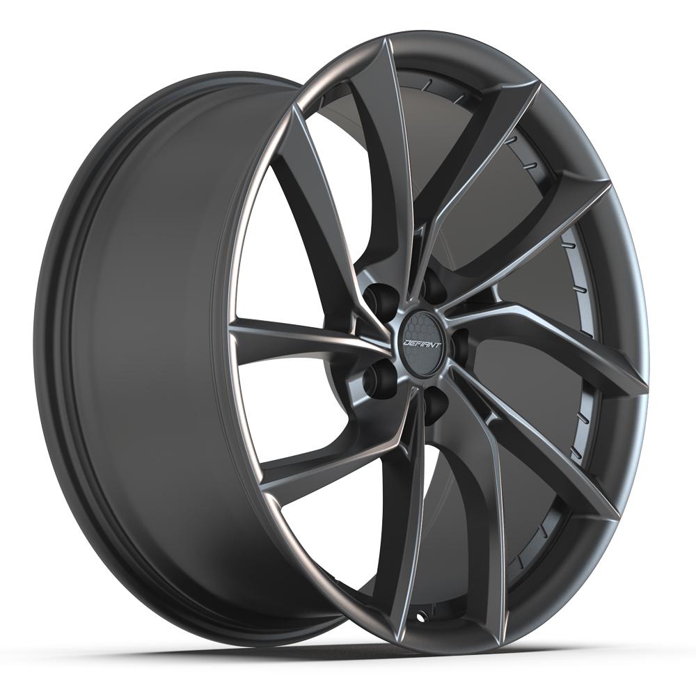 DEFIANT DF06 Wheels - Dark Satin Charcoal