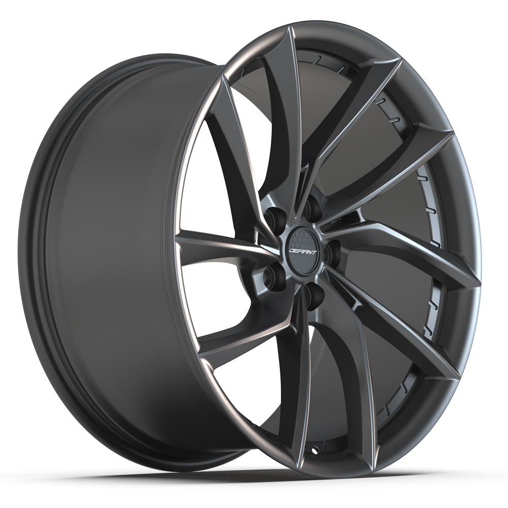 DEFIANT DF06 Wheels - Dark Satin Charcoal