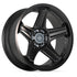 DEFIANT DF07 Wheels - Satin Black