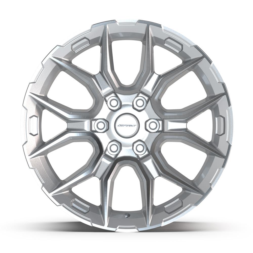 DEFIANT DF18A Wheels - Gloss Silver Machined