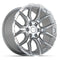 DEFIANT DF18A Wheels - Gloss Silver Machined
