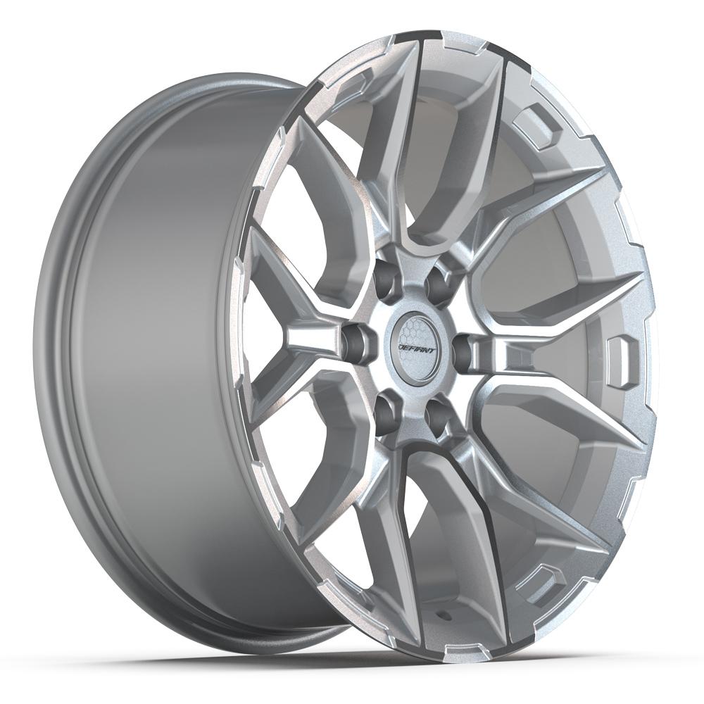 DEFIANT DF18A Wheels - Gloss Silver Machined