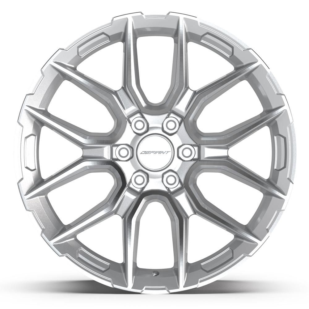 DEFIANT DF18A Wheels - Gloss Silver Machined