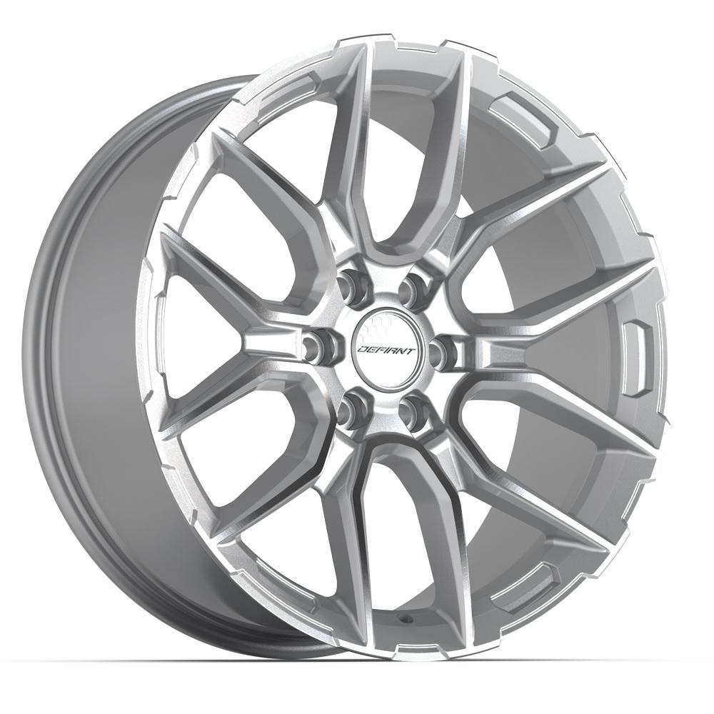 DEFIANT DF18A Wheels - Gloss Silver Machined