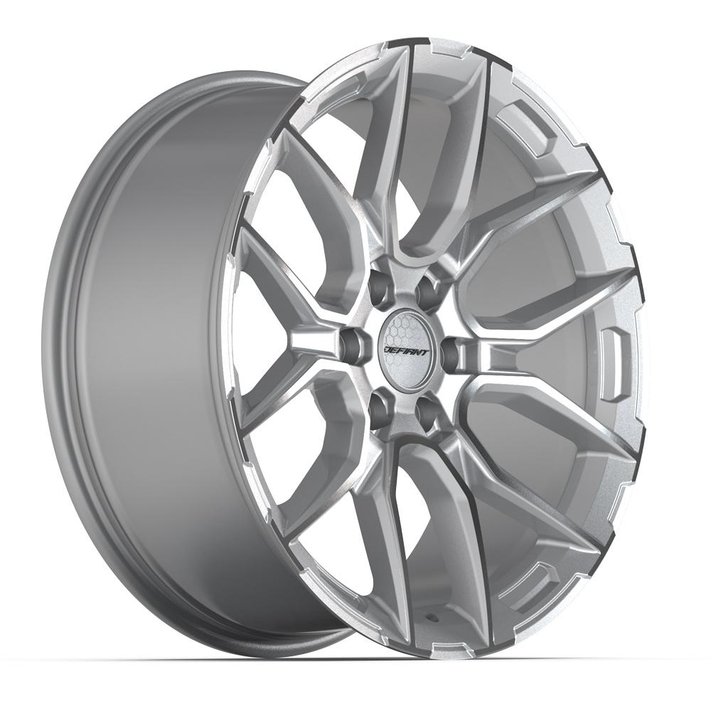 DEFIANT DF18A Wheels - Gloss Silver Machined