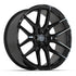 DEFIANT DF18A Wheels - Gloss Black