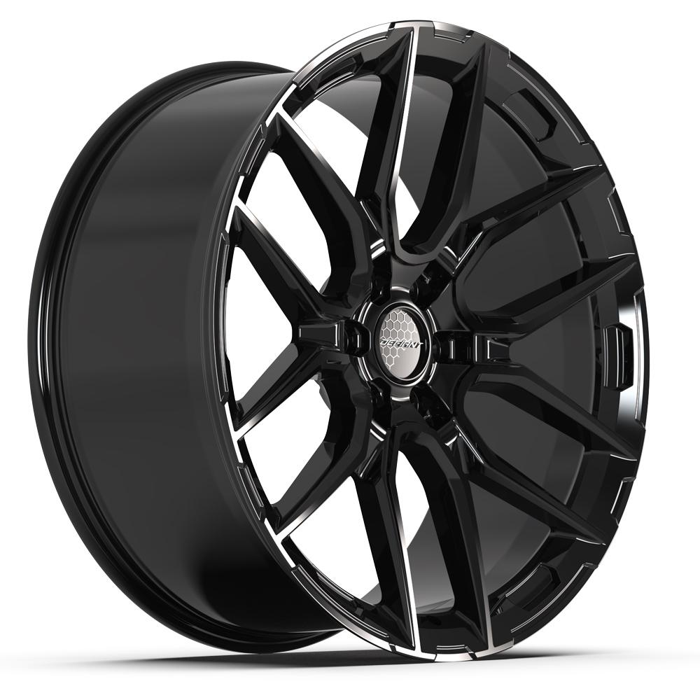 DEFIANT DF18A Wheels - Gloss Black