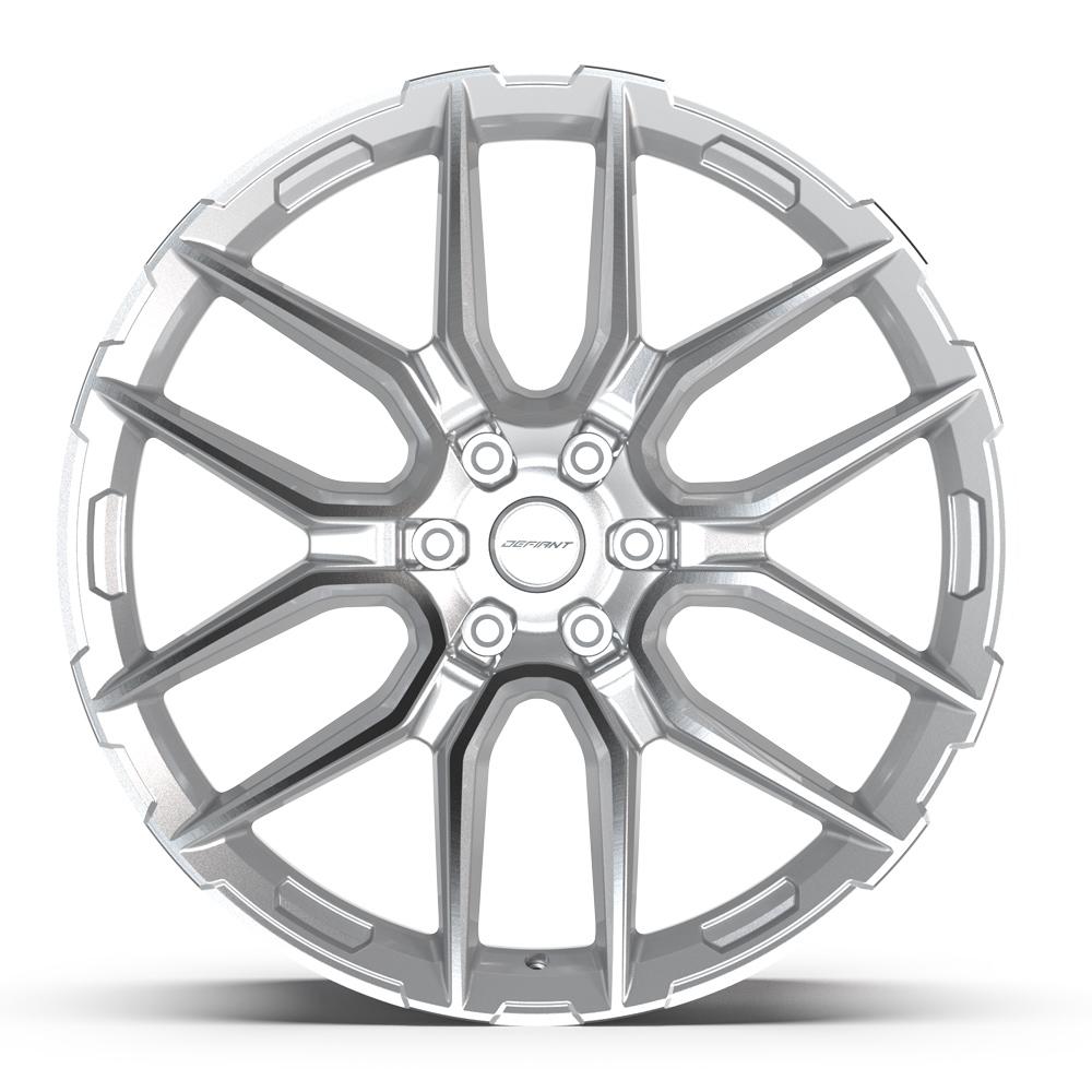 DEFIANT DF18A Wheels - Gloss Silver Machined