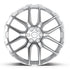 DEFIANT DF18A Wheels - Gloss Silver Machined