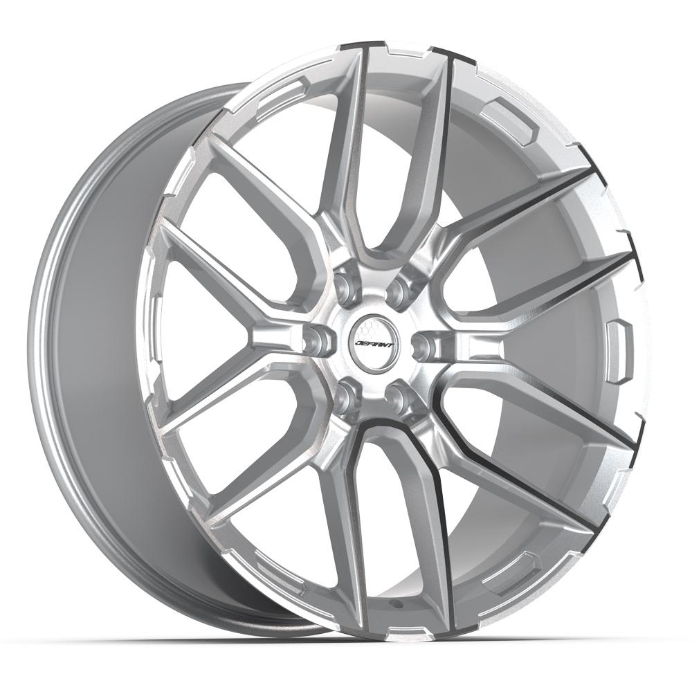 DEFIANT DF18A Wheels - Gloss Silver Machined