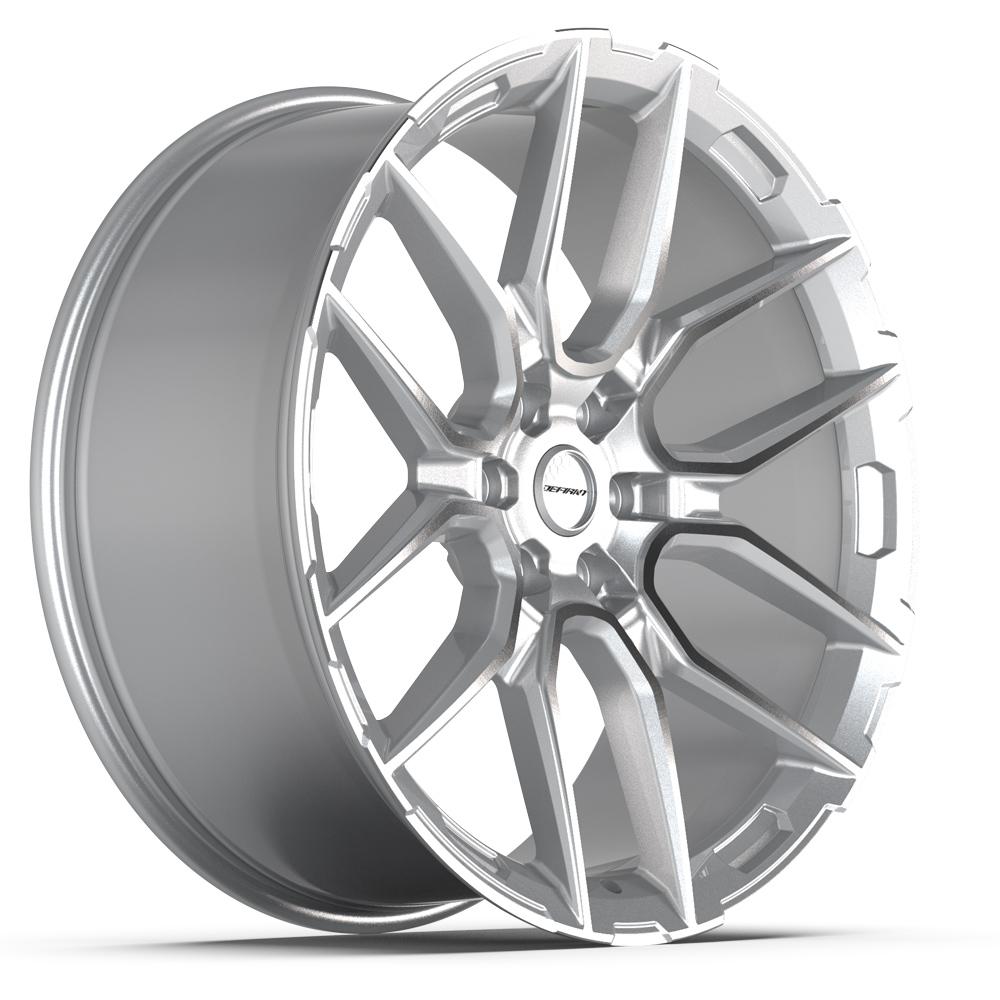 DEFIANT DF18A Wheels - Gloss Silver Machined