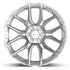 DEFIANT DF18C Wheels - Gloss Silver Machined