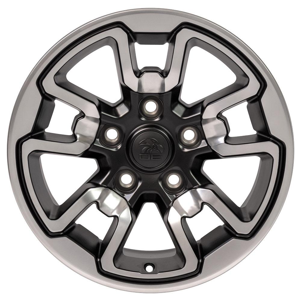OE DG55 Wheels - Satin Black with Polished Face