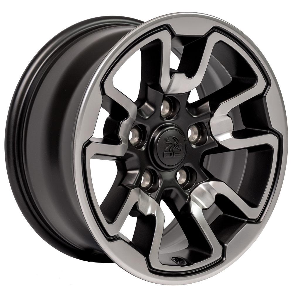 OE DG55 Wheels - Satin Black with Polished Face