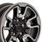 OE DG55 Wheels - Satin Black with Polished Face