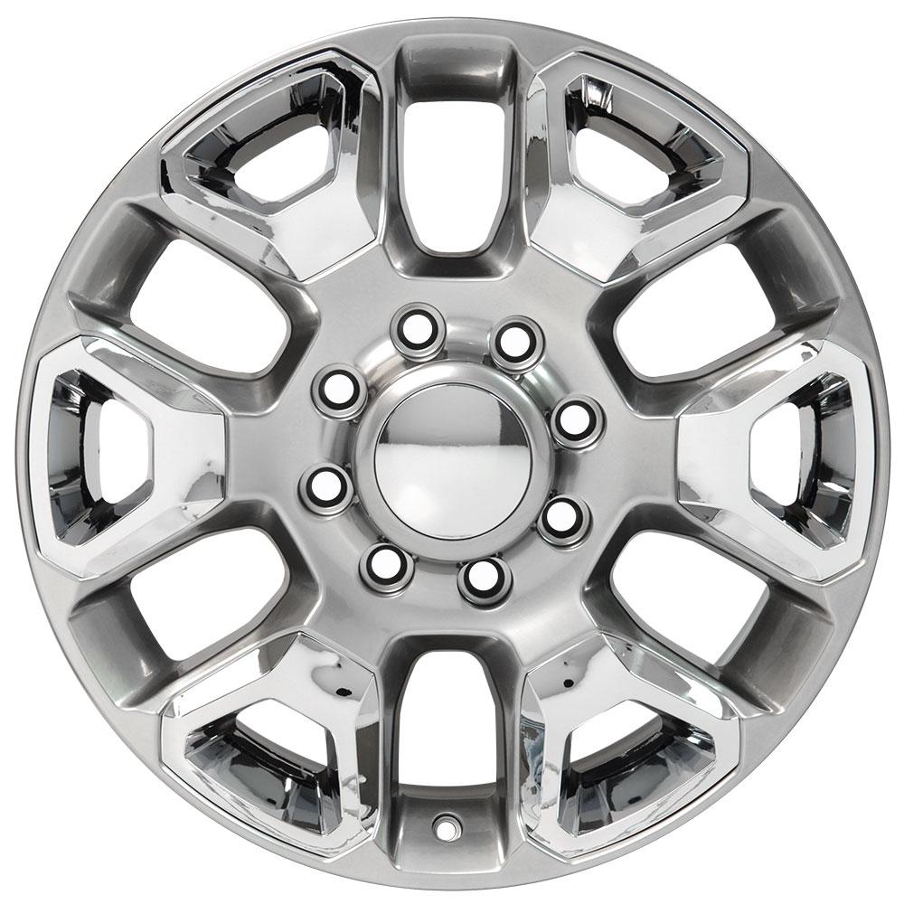 OE DG66 Wheels - Gloss Hyper Silver with Chrome Insert