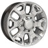 OE DG66 Wheels - Gloss Hyper Silver with Chrome Insert