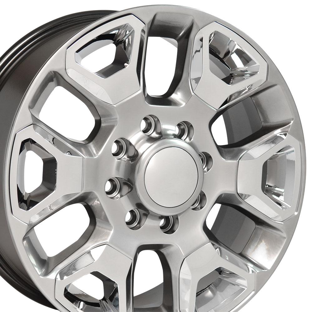 OE DG66 Wheels - Gloss Hyper Silver with Chrome Insert