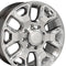 OE DG66 Wheels - Gloss Hyper Silver with Chrome Insert
