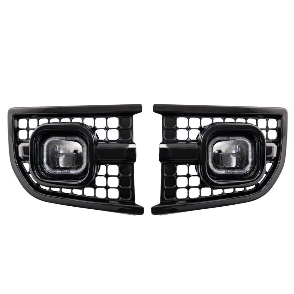 Urban Automotive Front Bumper Intakes w/ Powercube LED DRL’s for L663 Land Rover Defender - Legends Auto Parts