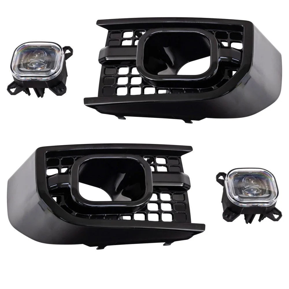 Urban Automotive Front Bumper Intakes w/ Powercube LED DRL’s for L663 Land Rover Defender - Legends Auto Parts
