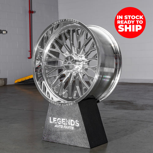 26x12 Liberty Forged LBTYC01 - 8x180 Lug Pattern - Polished (Set of 4)