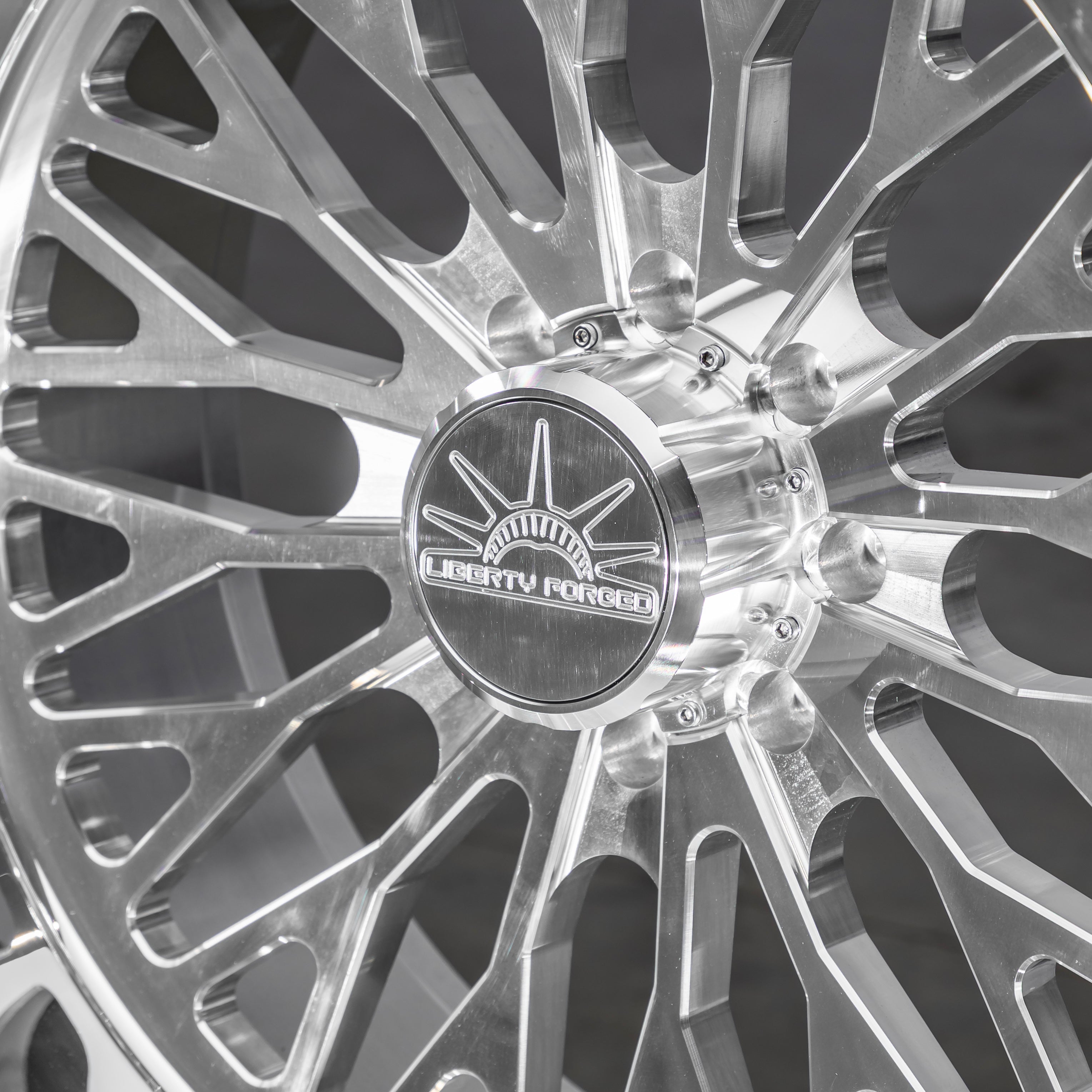 26x12 Liberty Forged LBTYC01 - 8x180 Lug Pattern - Polished (Set of 4) - Legends Auto Parts