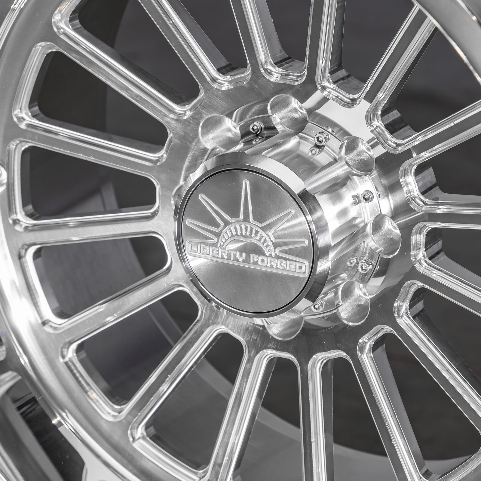 22x12 Liberty Forged LBTYC05 - 8x170 Lug Pattern - Polished (Set of 4) - Legends Auto Parts