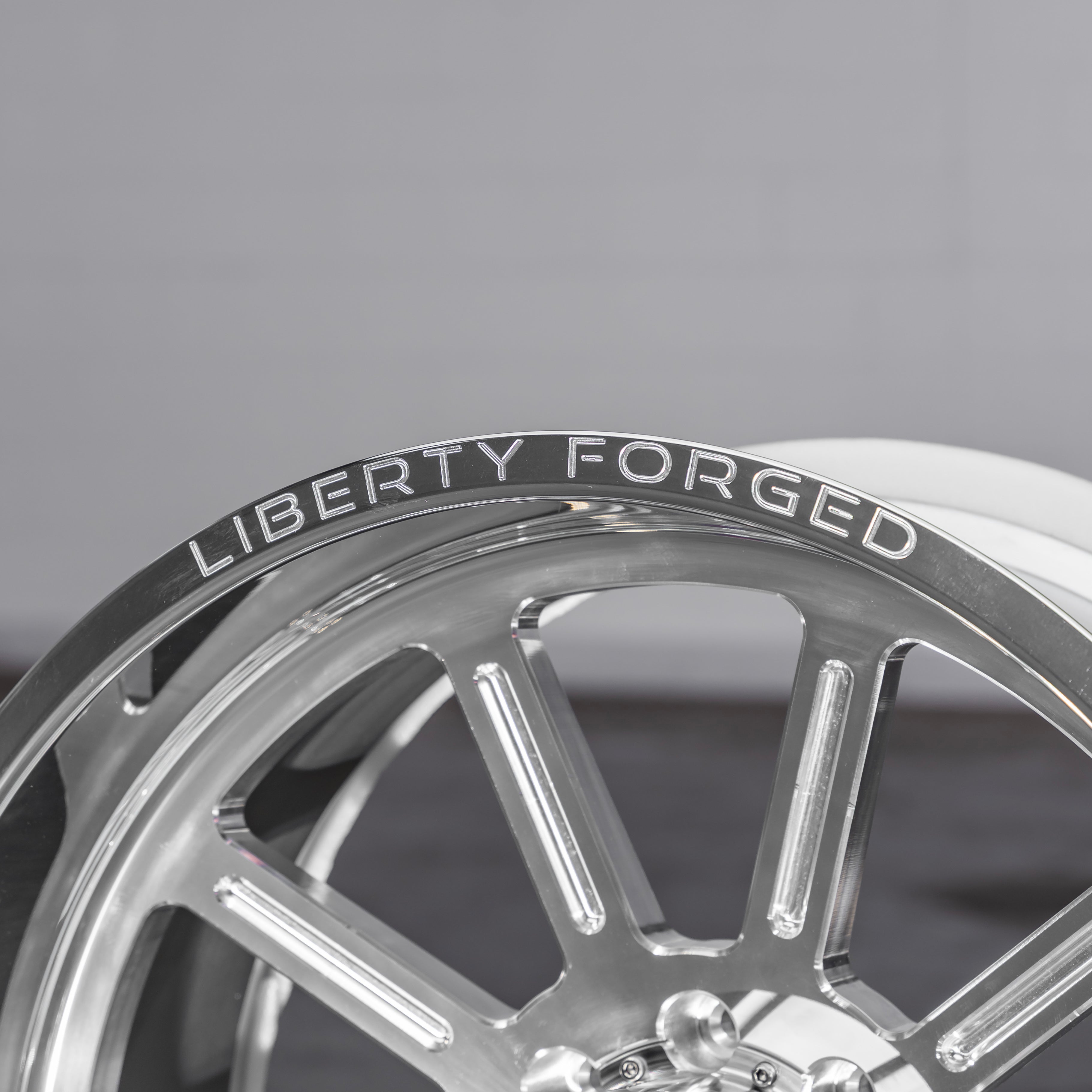 24x12 Liberty Forged LBTYC07 - 8x170 Lug Pattern - Polished (Set of 4) - Legends Auto Parts