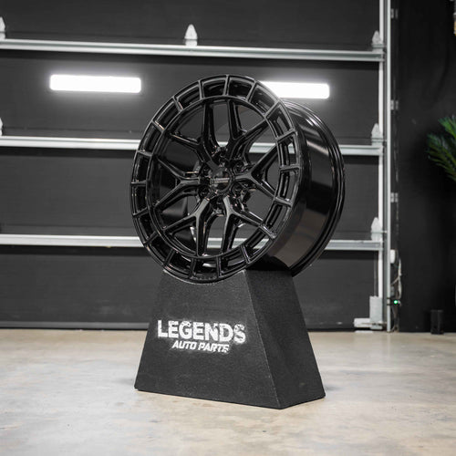 22x9.5 Vossen Forged HFX-1 2G20 Deep Lip - 6x139.7 Lug Pattern - Gloss Black (Set of 4)
