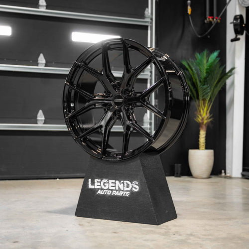 24x10 Vossen Forged HF6-4 4G40 Deep Lip - 6x139.7 Lug Pattern - Gloss Black (Set of 4)