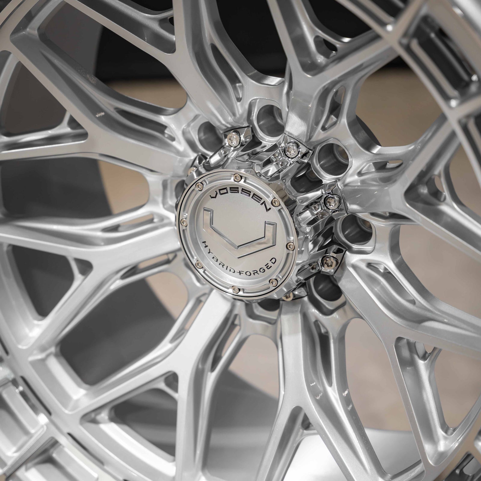 24x12 Vossen Forged HFX-1 4Y40-SP Ultra Deep Lip - 8x170 Lug Pattern - Silver Polished (Set of 4) - Legends Auto Parts