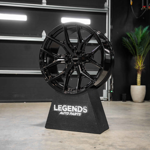 22x10 Vossen Forged HF6-4 2G26 Super Deep Lip - 6x139.7 Lug Pattern - Gloss Black (Set of 4)