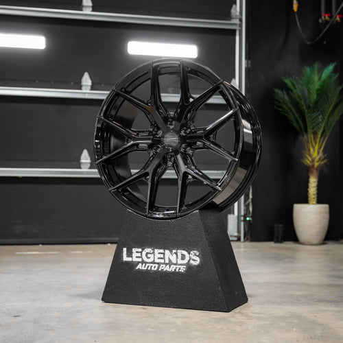 22x9.5 Vossen Forged HF6-4 2G20 Deep Lip - 6x139.7 Lug Pattern - Gloss Black (Set of 4)