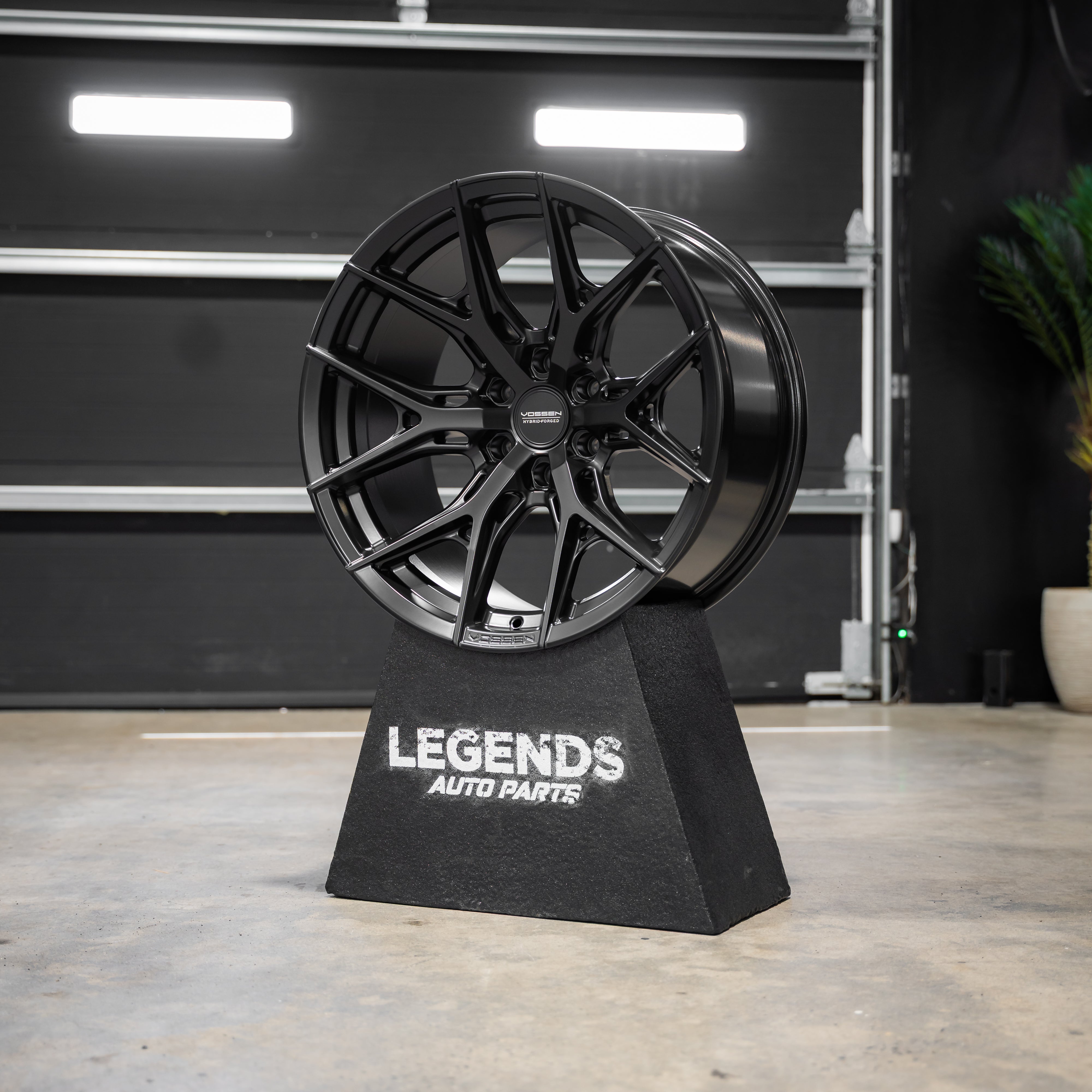 22x12 Vossen Forged HF6-4 0F08 Super Deep Lip - 6x135 Lug Pattern - Satin Black (Set of 4)