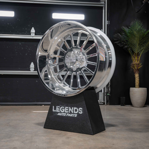 24x12 Liberty Forged LBTY05 - 8x6.5 Lug Pattern - Polished (Set of 4)