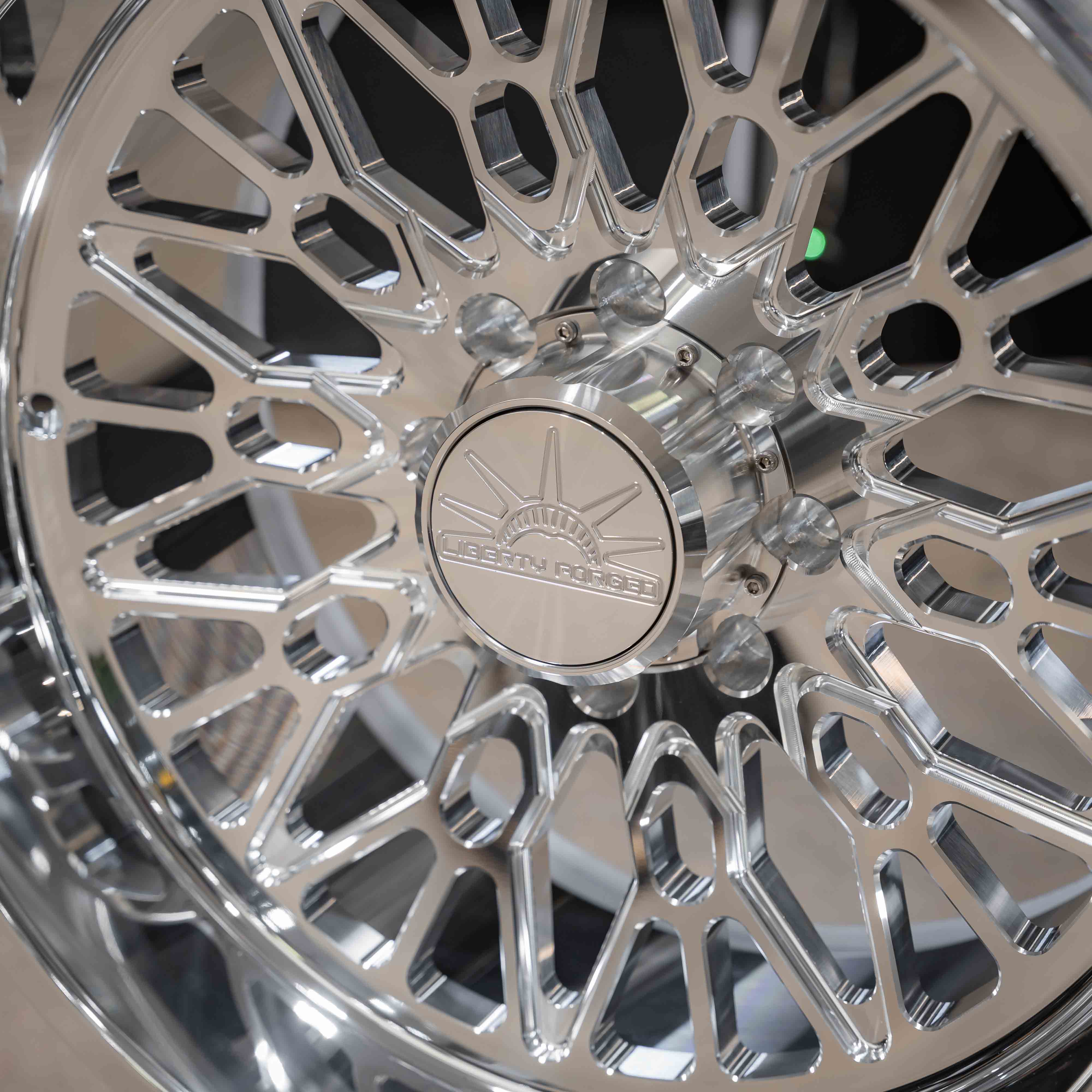 24x12 Liberty Forged LBTYC15 - 8x170 Lug Pattern - Polished (Set of 4) - Legends Auto Parts