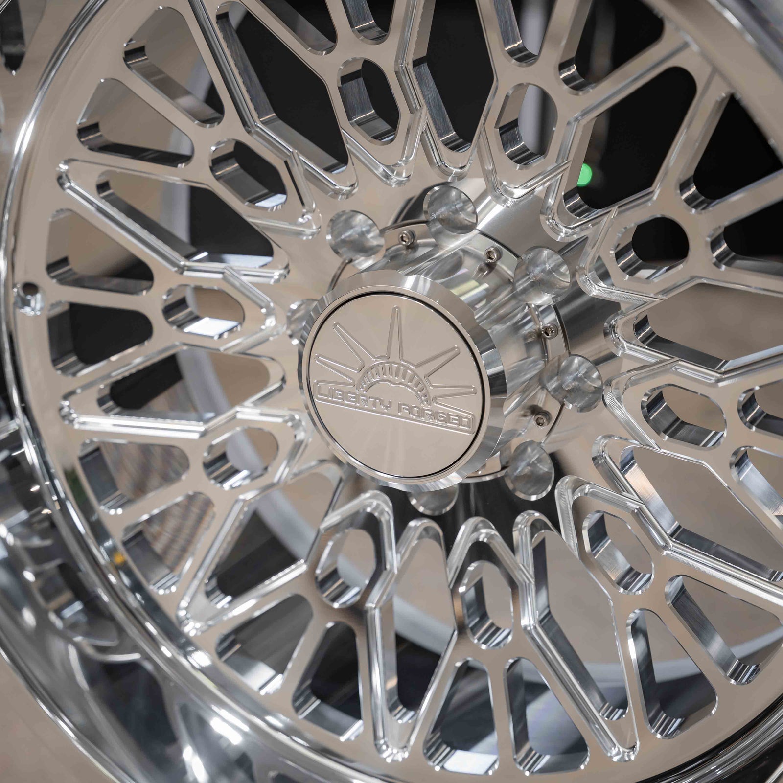 24x12 Liberty Forged LBTYC15 - 8x170 Lug Pattern - Polished (Set of 4) - Legends Auto Parts