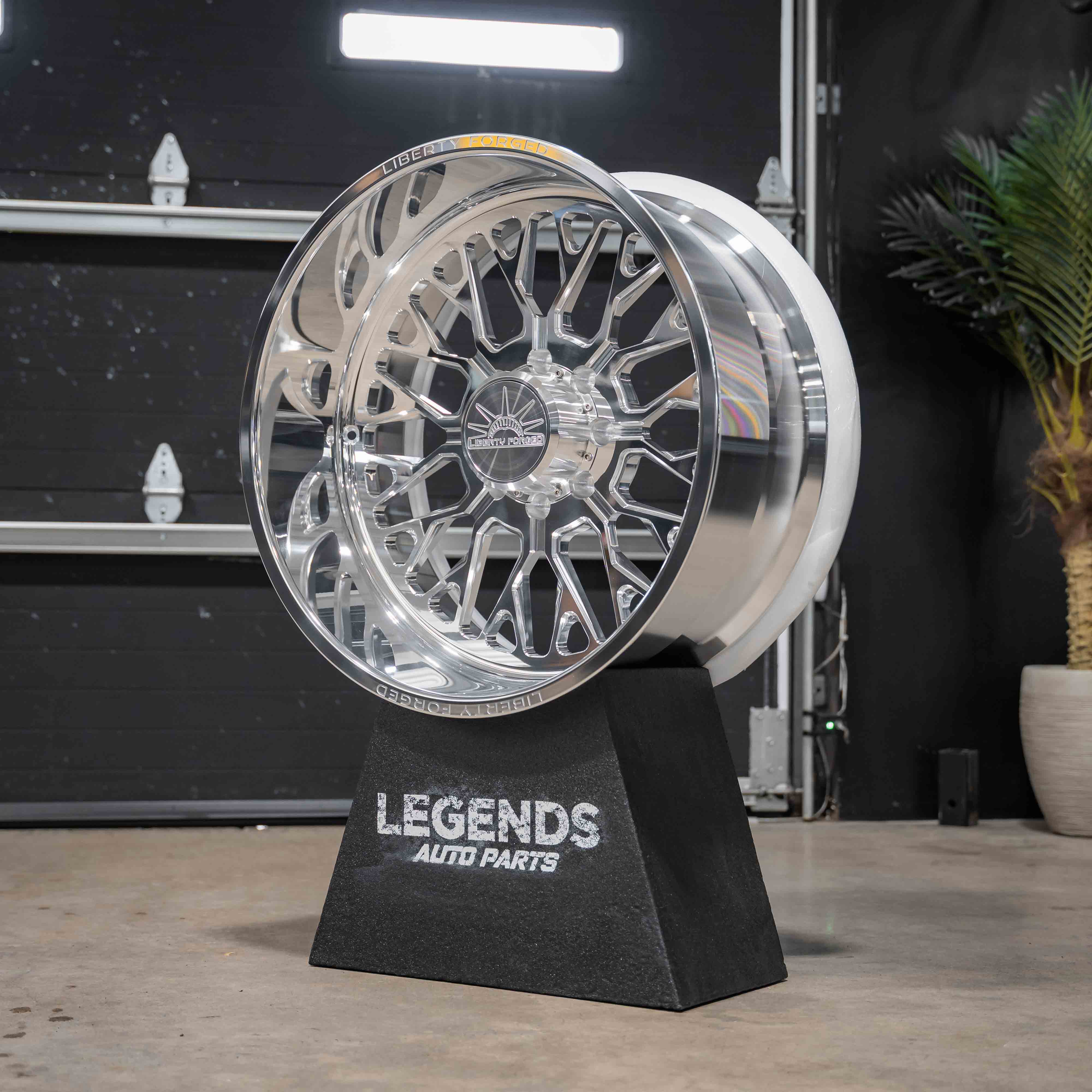 24x12 Liberty Forged LBTY17 - 8x170 Lug Pattern - Polished (Set of 4)